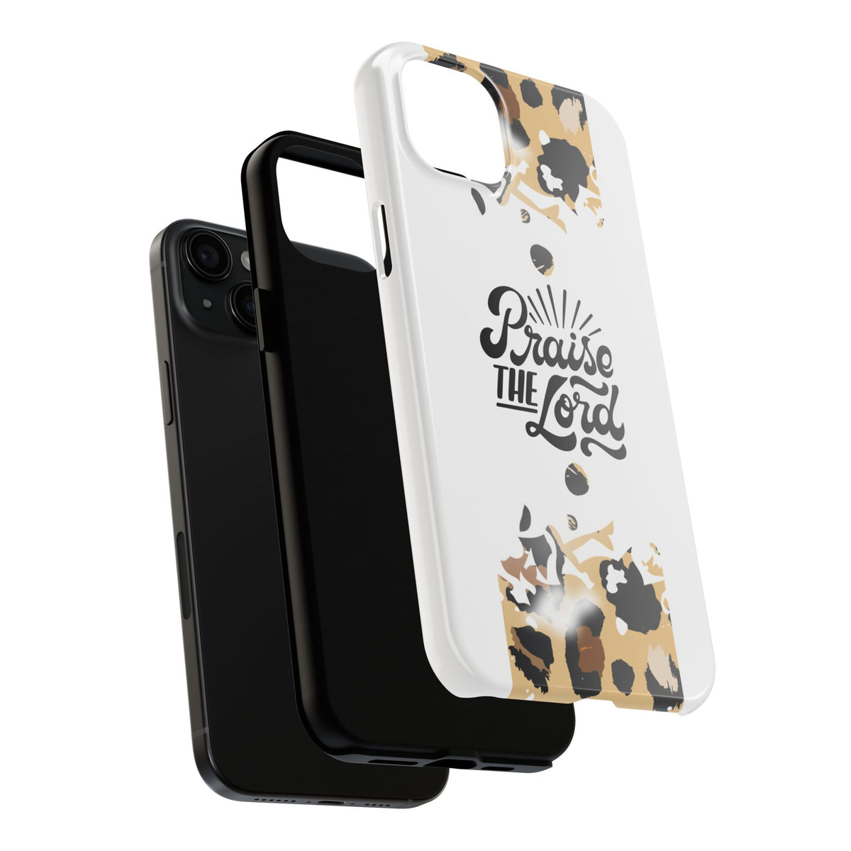 Praise the Lord Leopard Tough Phone Case — Christian iPhone Protection