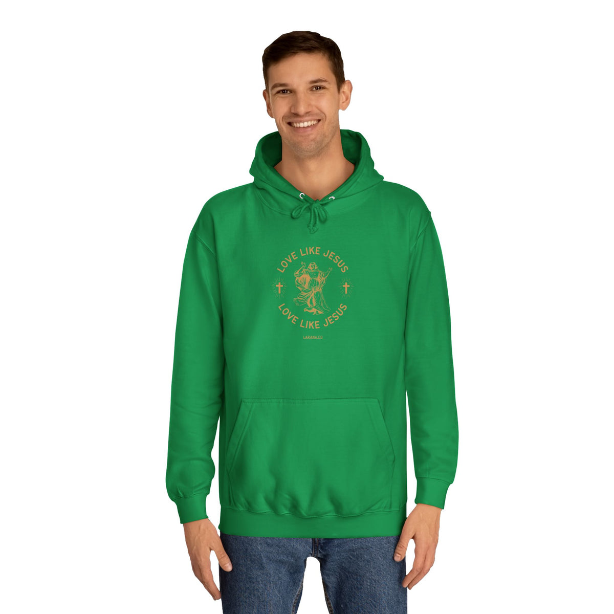 College Study Guide Hoodie — "Study Guide: Jesus" Inspirational Campus Pullover
