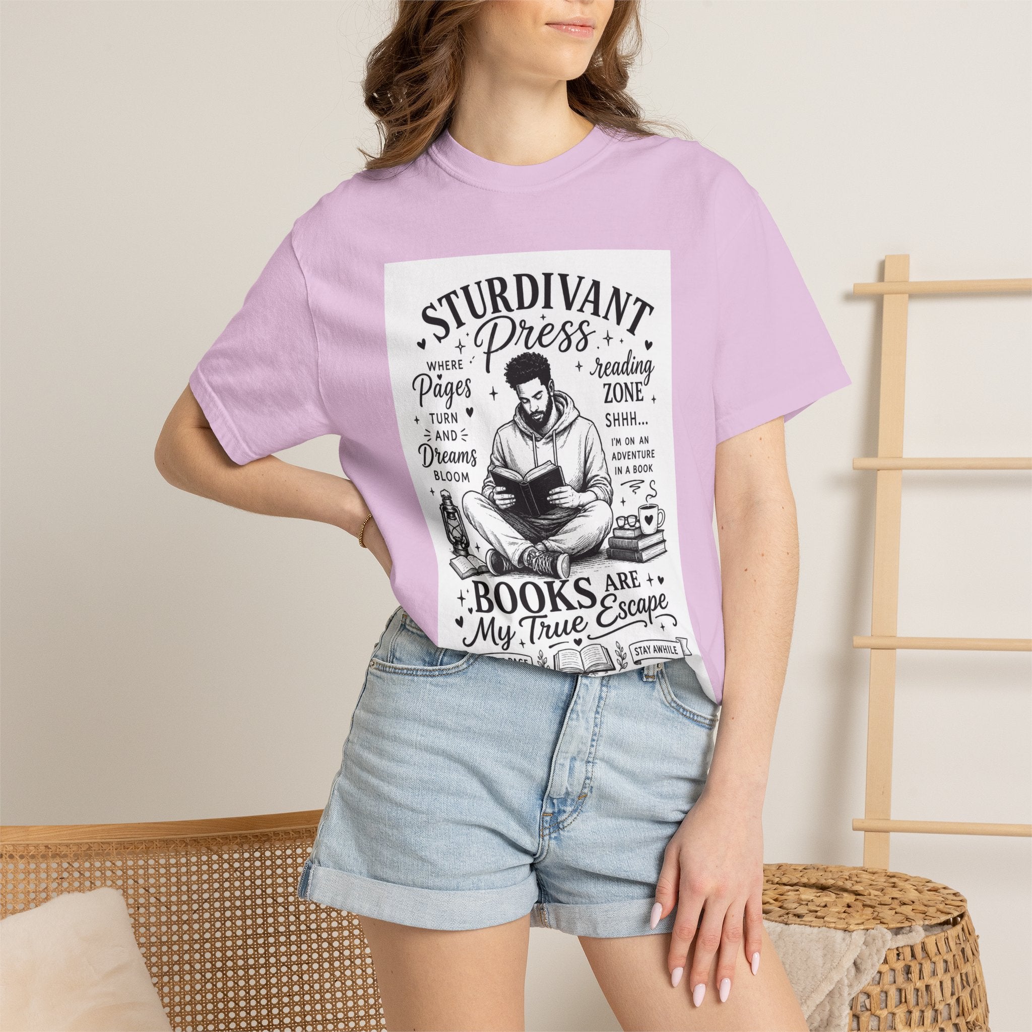 Reading Escape T-Shirt — “Books Are My True Escape” Literary Tee