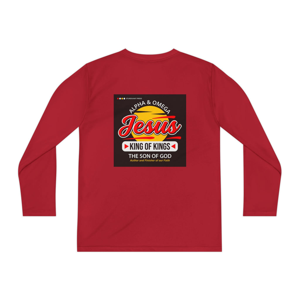 Youth Jesus Long Sleeve Tee — "King of Kings" Christian Shirt