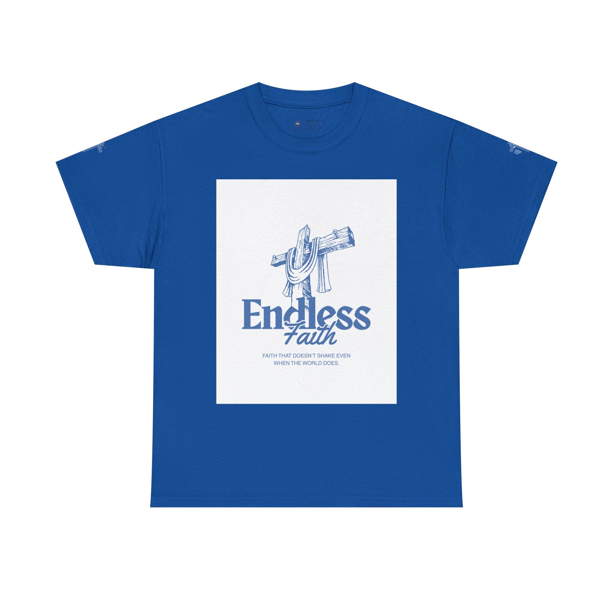 Faith Cross T‑Shirt — "Endless Faith" Christian Graphic Tee