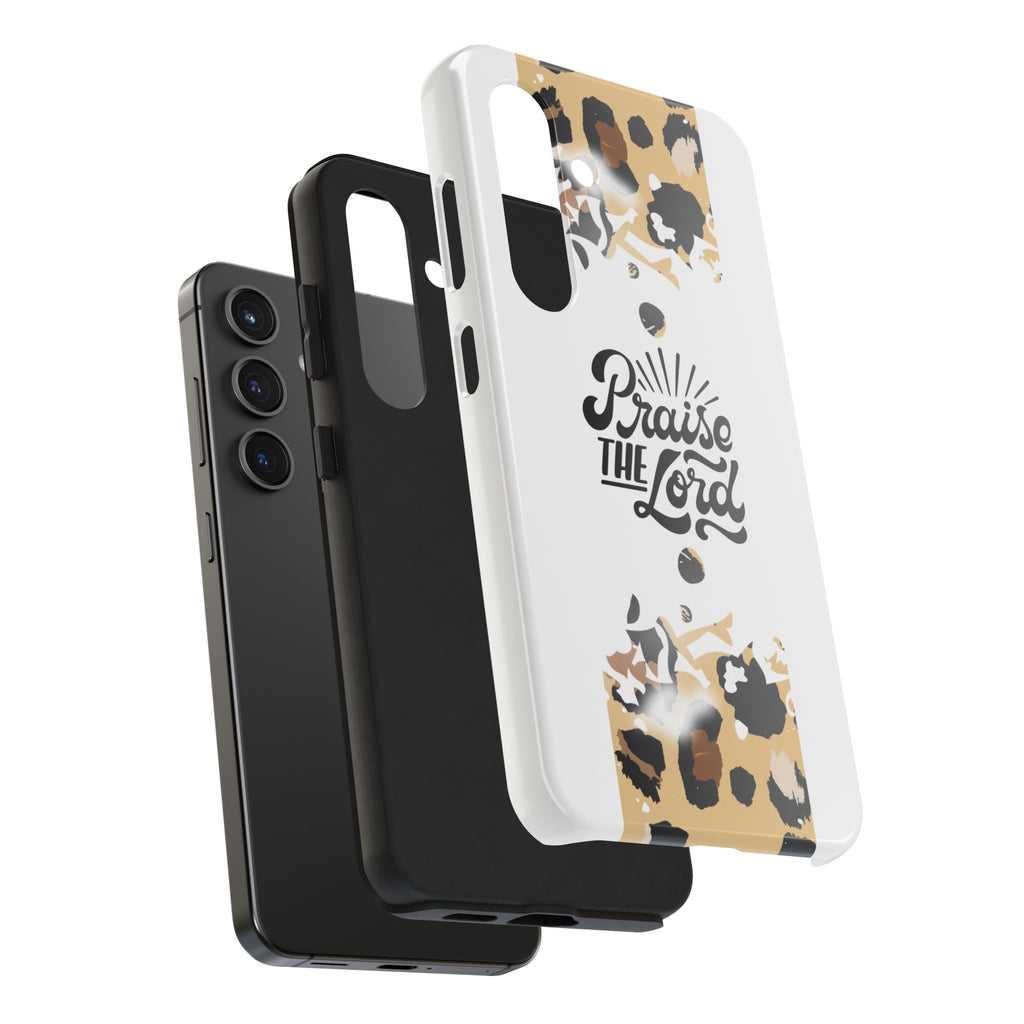 Praise the Lord Leopard Tough Phone Case — Christian iPhone Protection