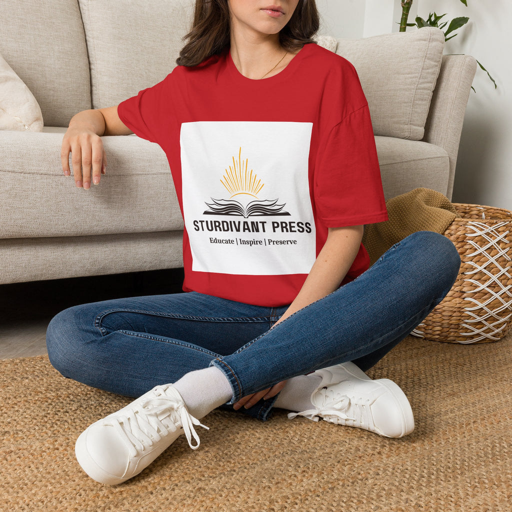Minimal Lighthouse Logo T-Shirt — Coastal Nautical Graphic Tee