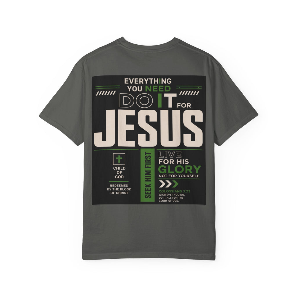 Christian Cross T-Shirt — "Do It For Jesus" Faith Graphic Tee