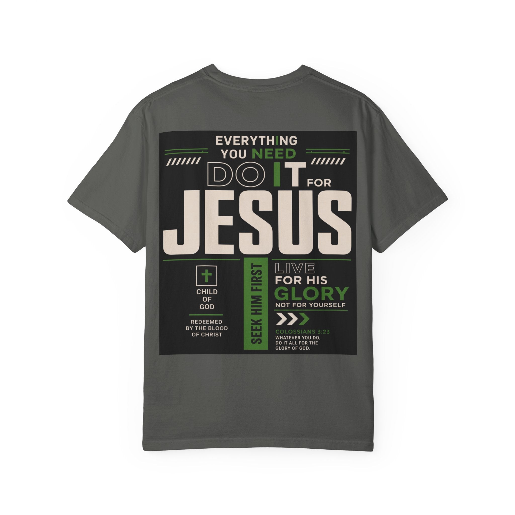 Christian Cross T-Shirt — "Do It For Jesus" Faith Graphic Tee