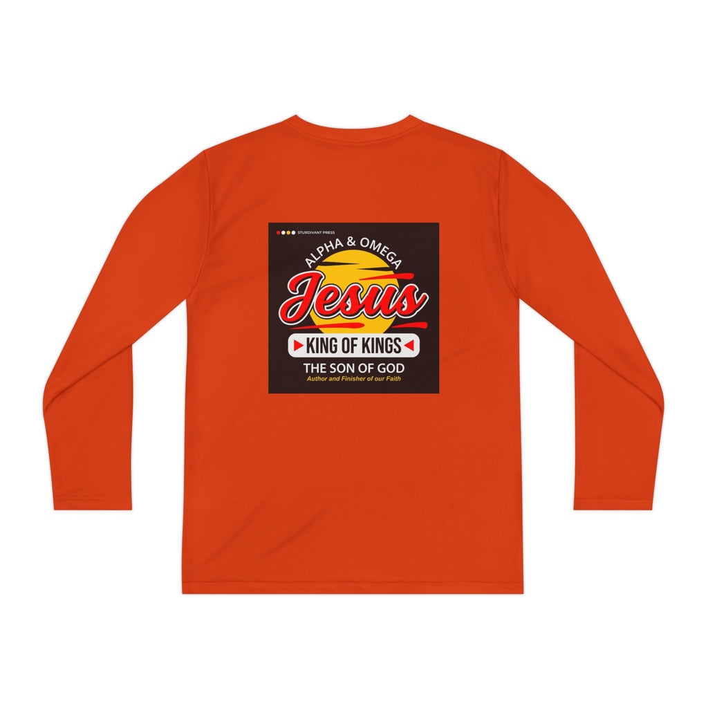 Youth Jesus Long Sleeve Tee — "King of Kings" Christian Shirt