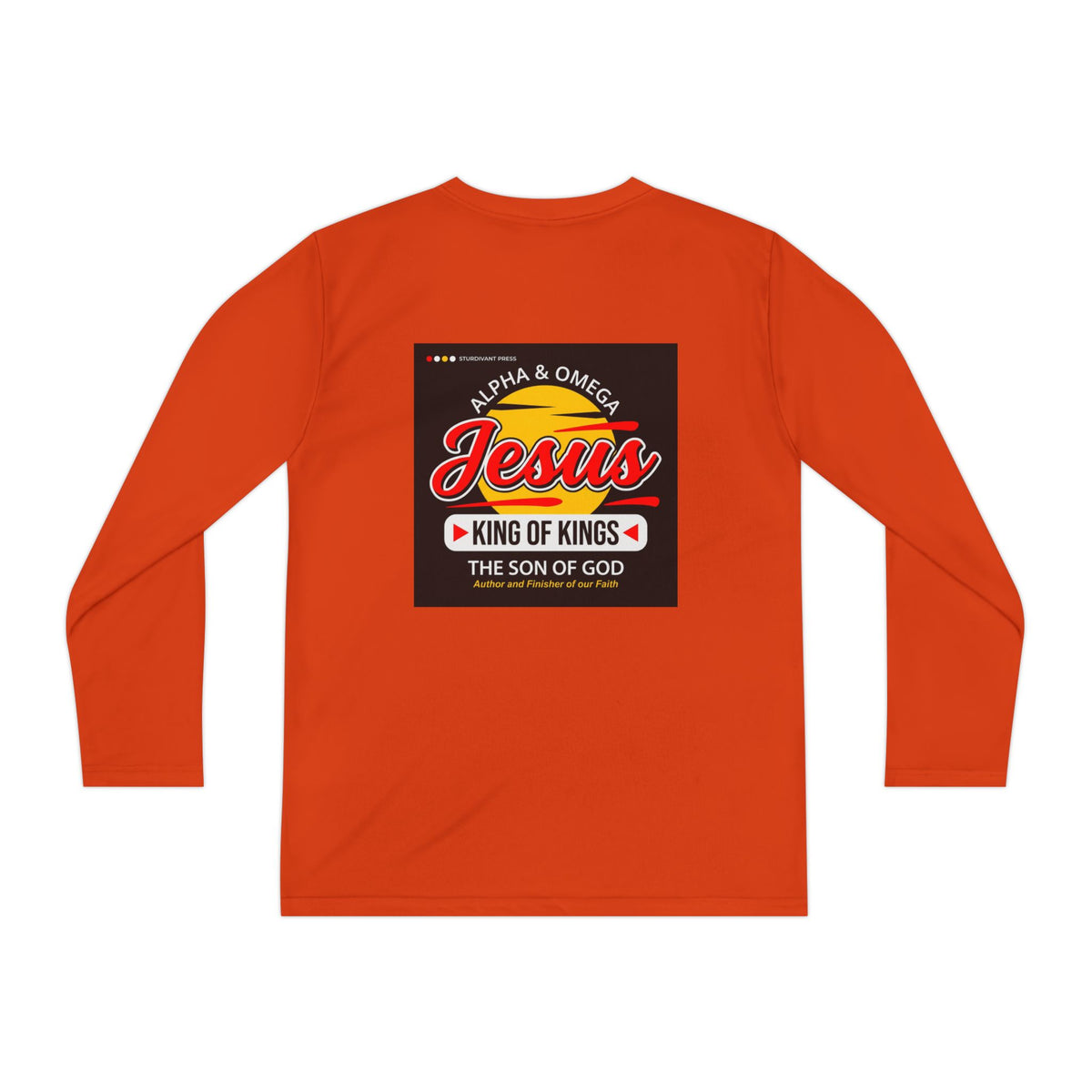 Youth Jesus Long Sleeve Tee — "King of Kings" Christian Shirt