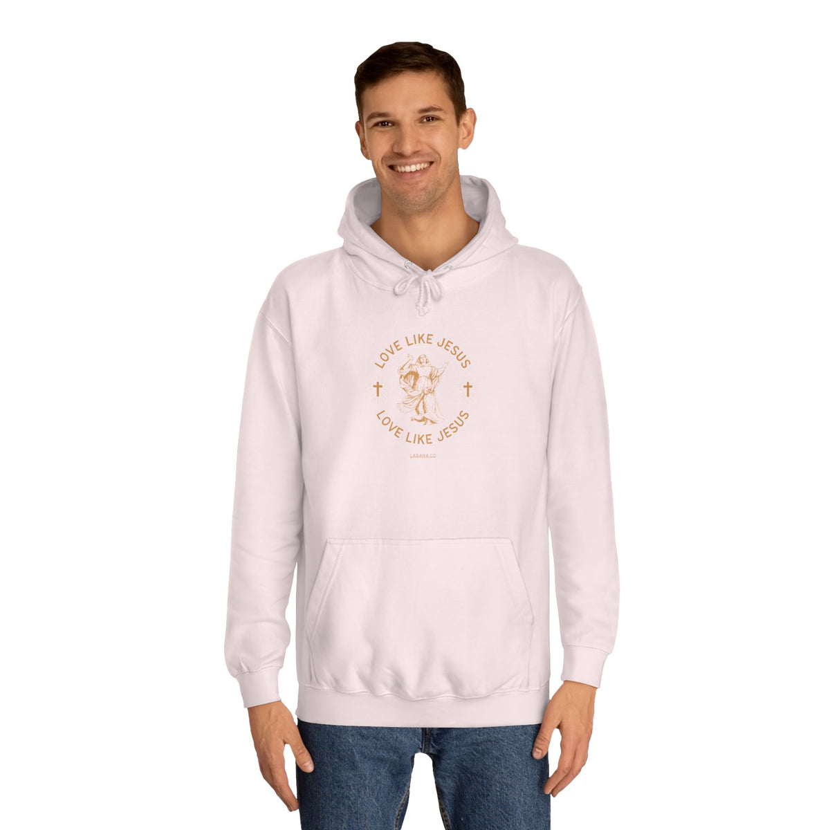 College Study Guide Hoodie — "Study Guide: Jesus" Inspirational Campus Pullover