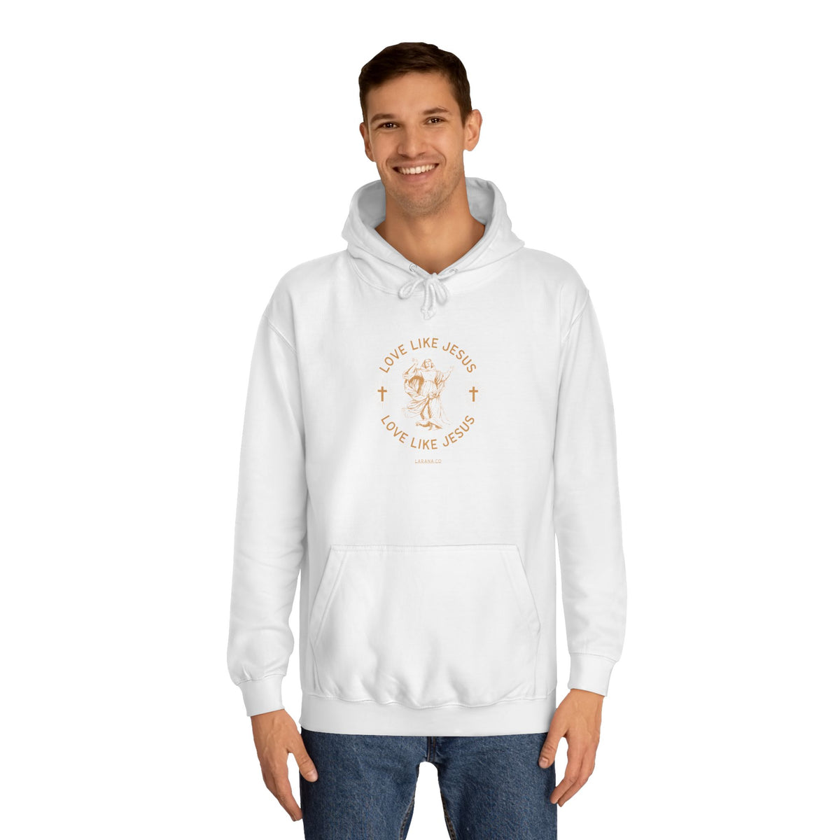 College Study Guide Hoodie — "Study Guide: Jesus" Inspirational Campus Pullover