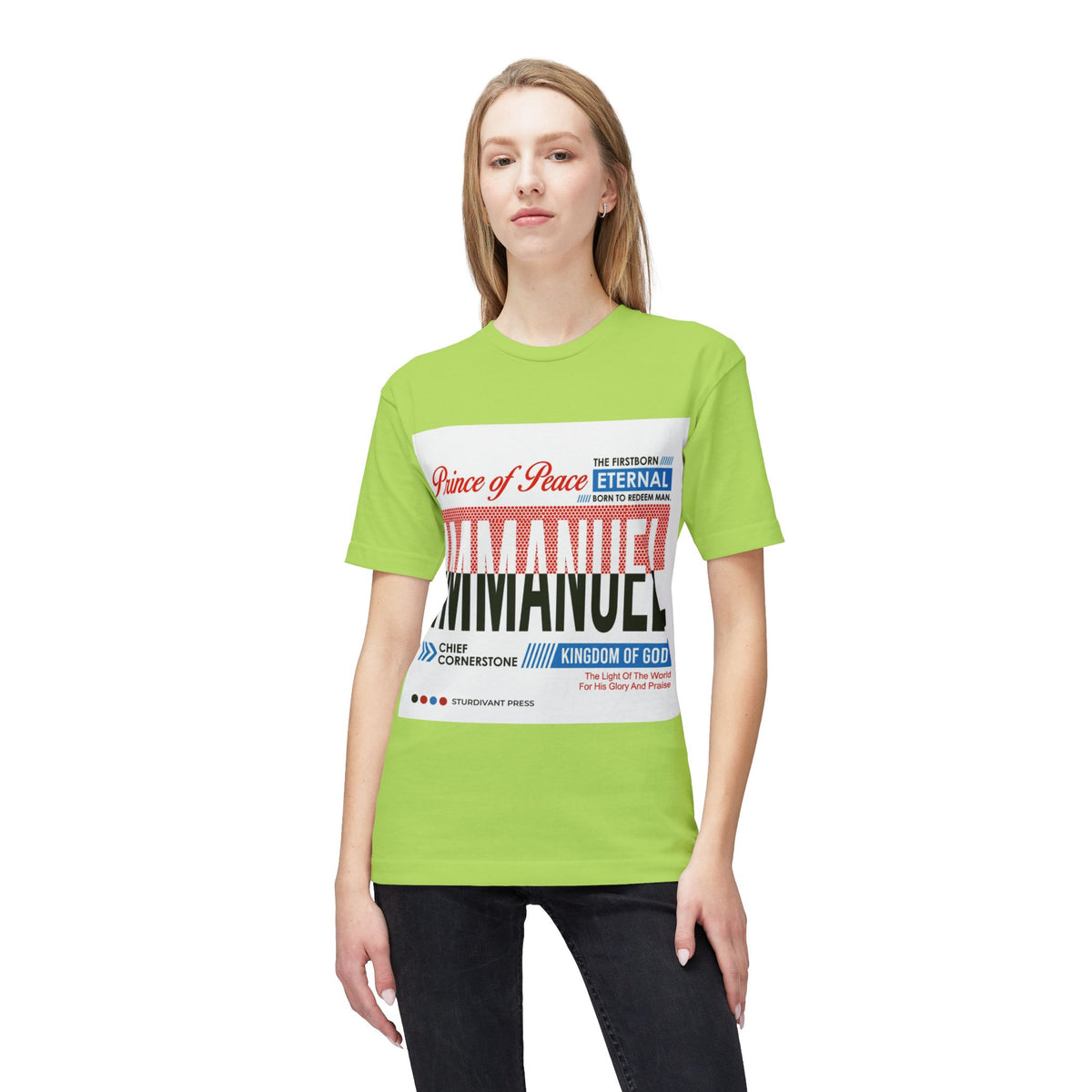 One Redeemer Christian T-Shirt — Faith-Based Church Tee (Lamb of God, Kingdom of God)