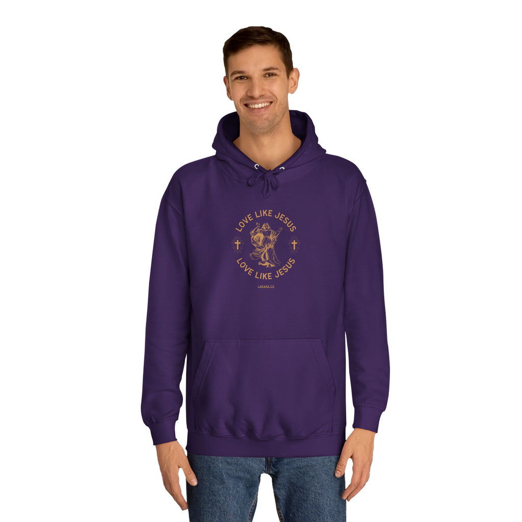 College Study Guide Hoodie — "Study Guide: Jesus" Inspirational Campus Pullover