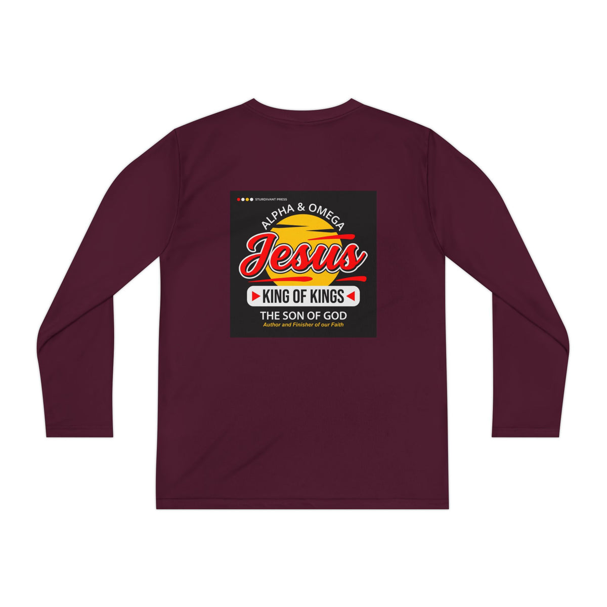 Youth Jesus Long Sleeve Tee — "King of Kings" Christian Shirt