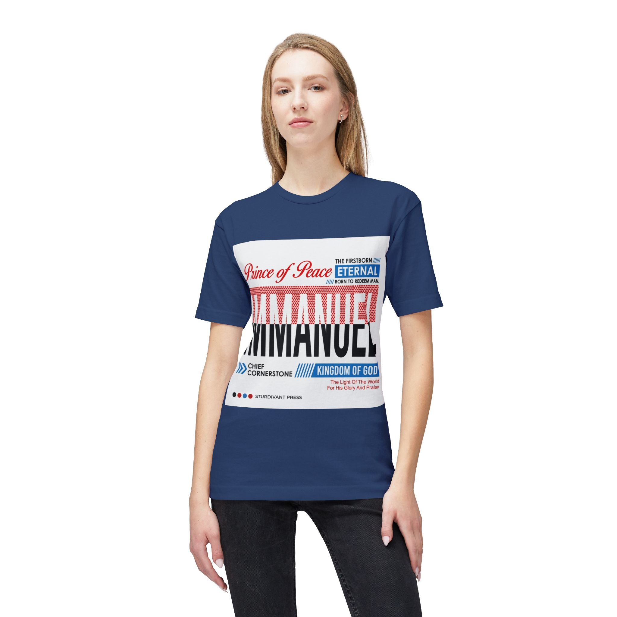 One Redeemer Christian T-Shirt — Faith-Based Church Tee (Lamb of God, Kingdom of God)