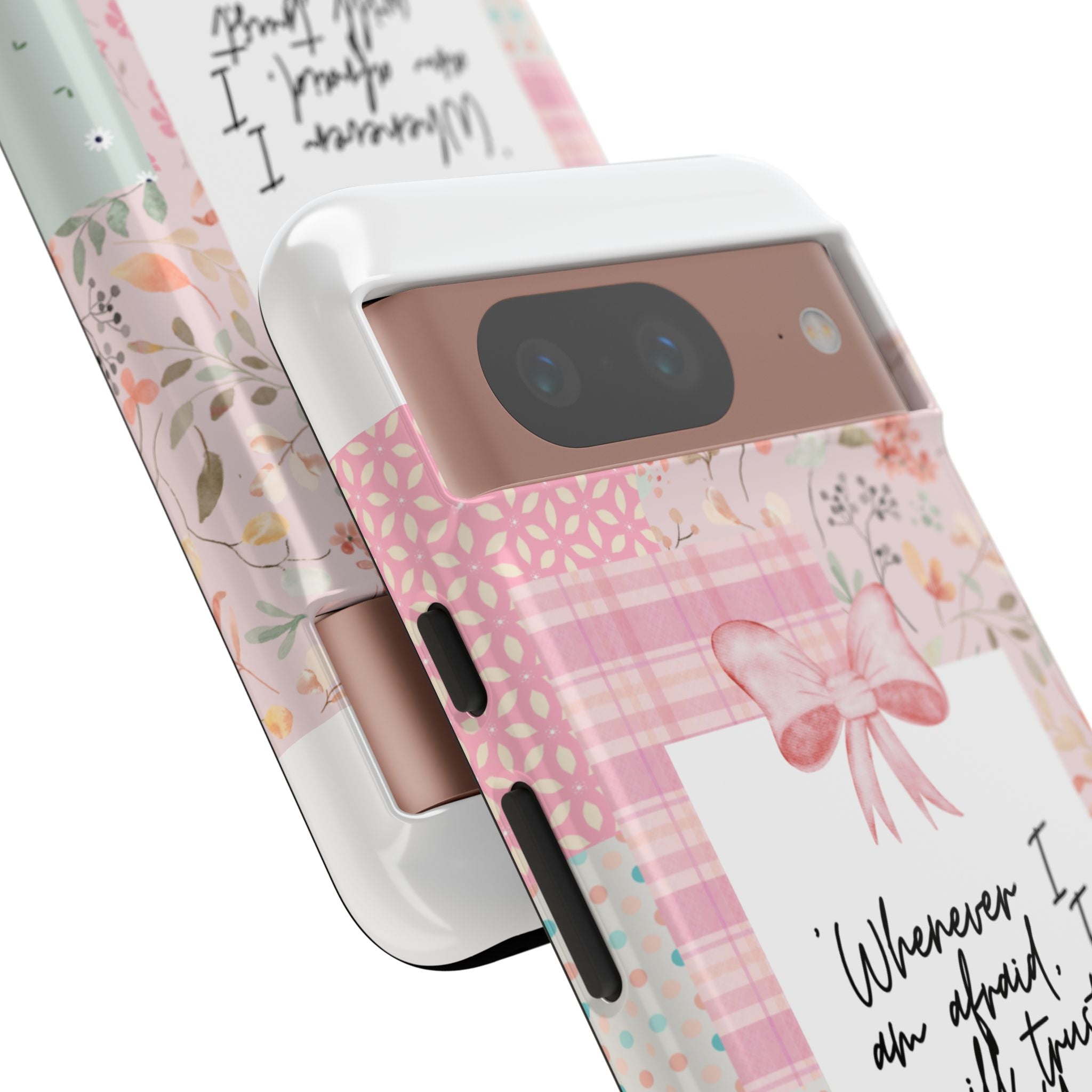 Inspirational Psalms Phone Case — "Whenever I am afraid, I will trust in You." (Psalms 56:3)