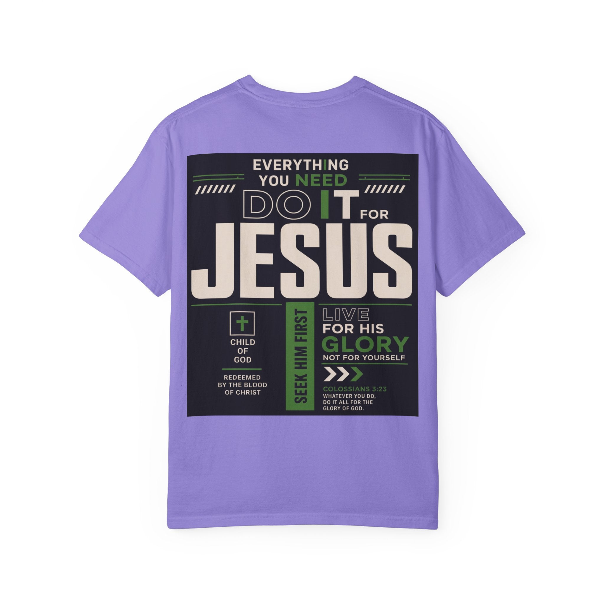 Christian Cross T-Shirt — "Do It For Jesus" Faith Graphic Tee