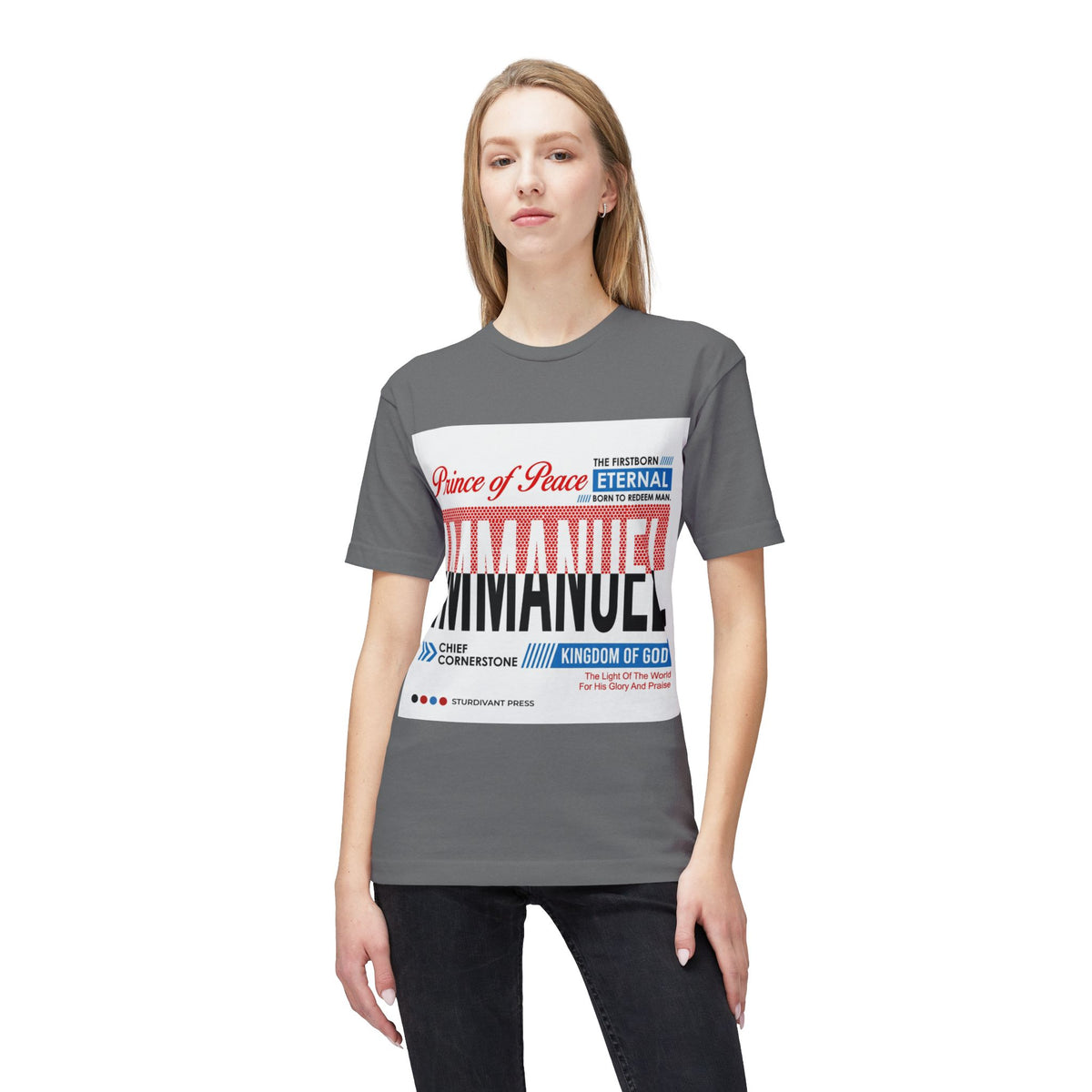 One Redeemer Christian T-Shirt — Faith-Based Church Tee (Lamb of God, Kingdom of God)