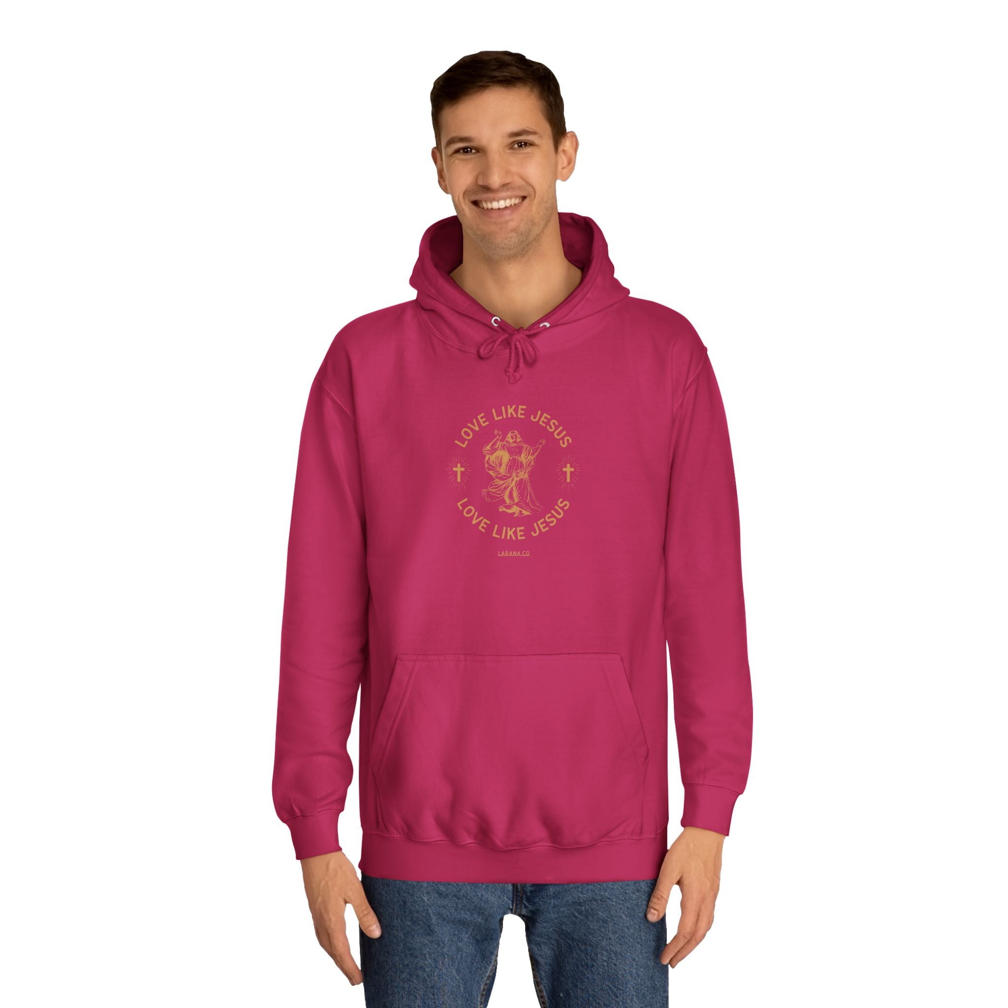 College Study Guide Hoodie — "Study Guide: Jesus" Inspirational Campus Pullover