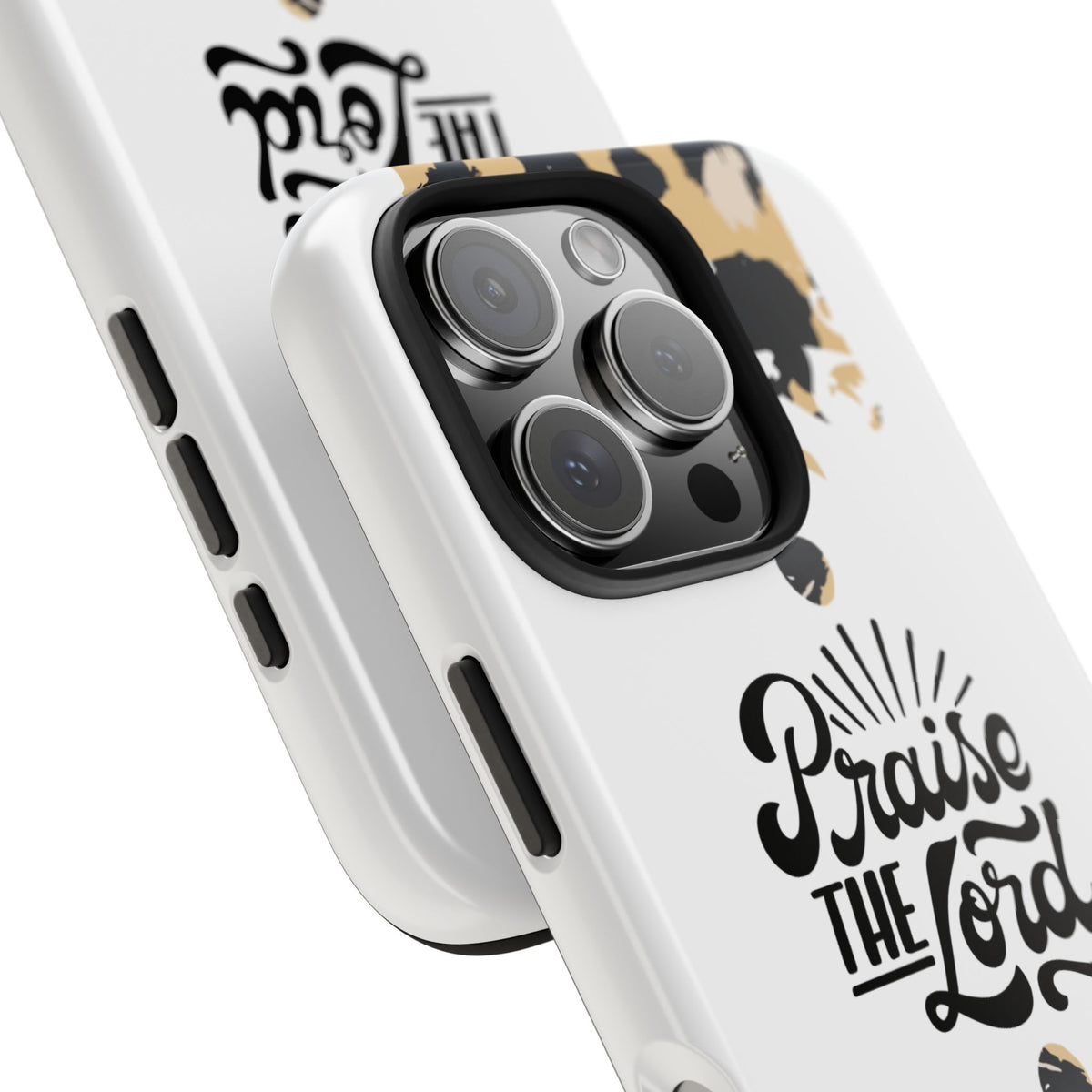 Praise the Lord Leopard Tough Phone Case — Christian iPhone Protection