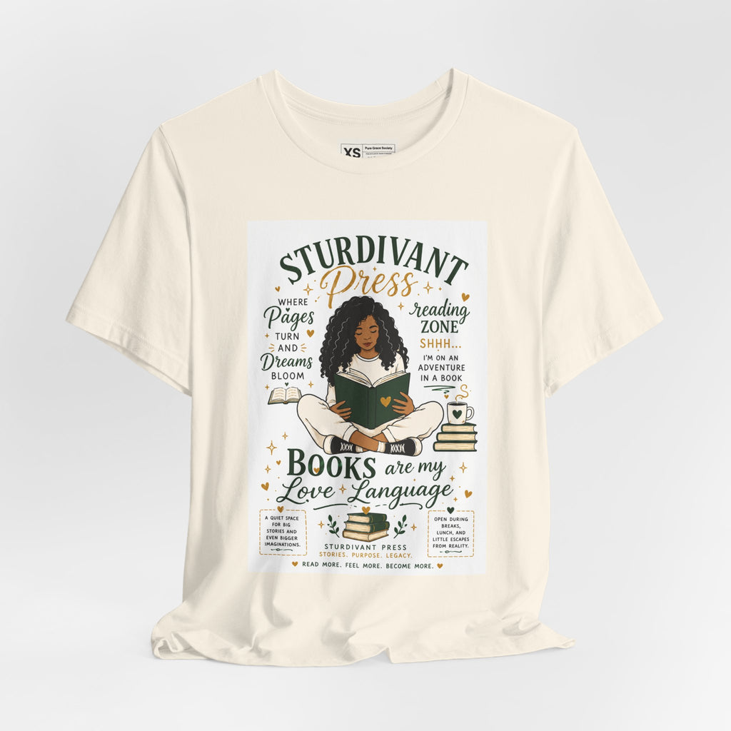 Booklover T‑Shirt — “Books Are My Love Language” Reading Tee