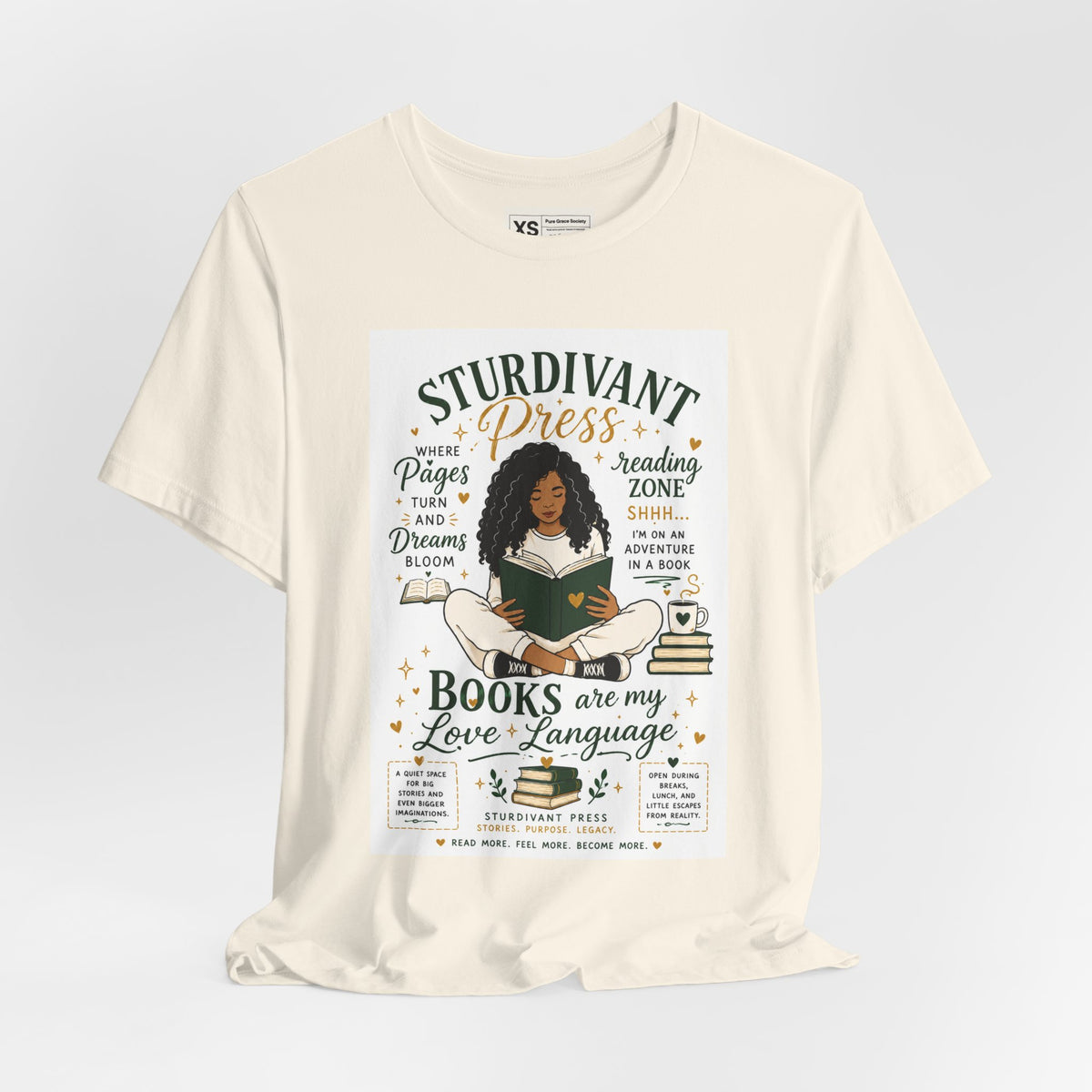 Booklover T‑Shirt — “Books Are My Love Language” Reading Tee