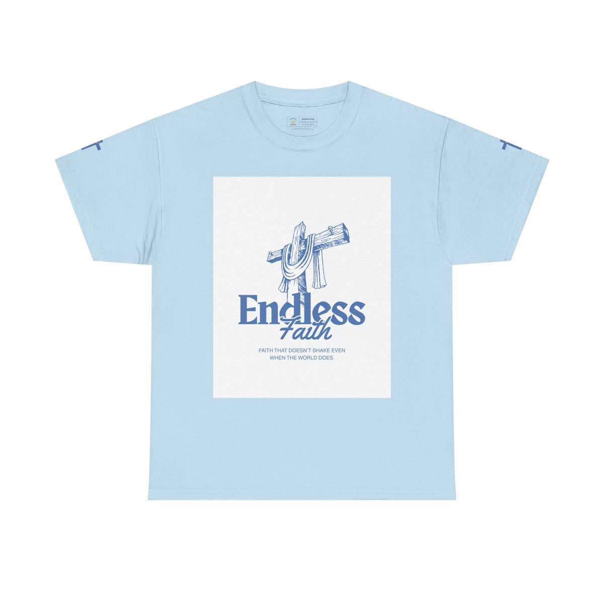 Faith Cross T‑Shirt — "Endless Faith" Christian Graphic Tee