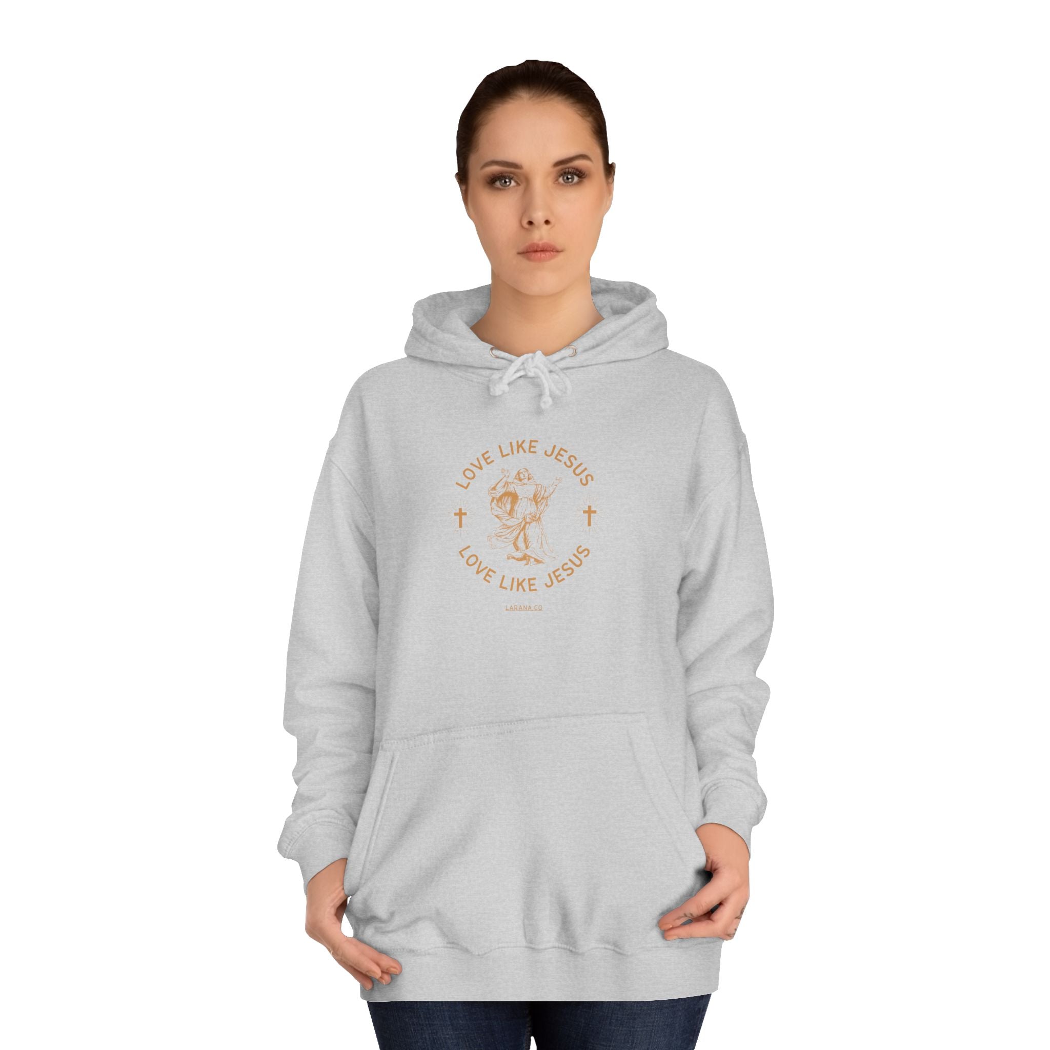 College Study Guide Hoodie — "Study Guide: Jesus" Inspirational Campus Pullover