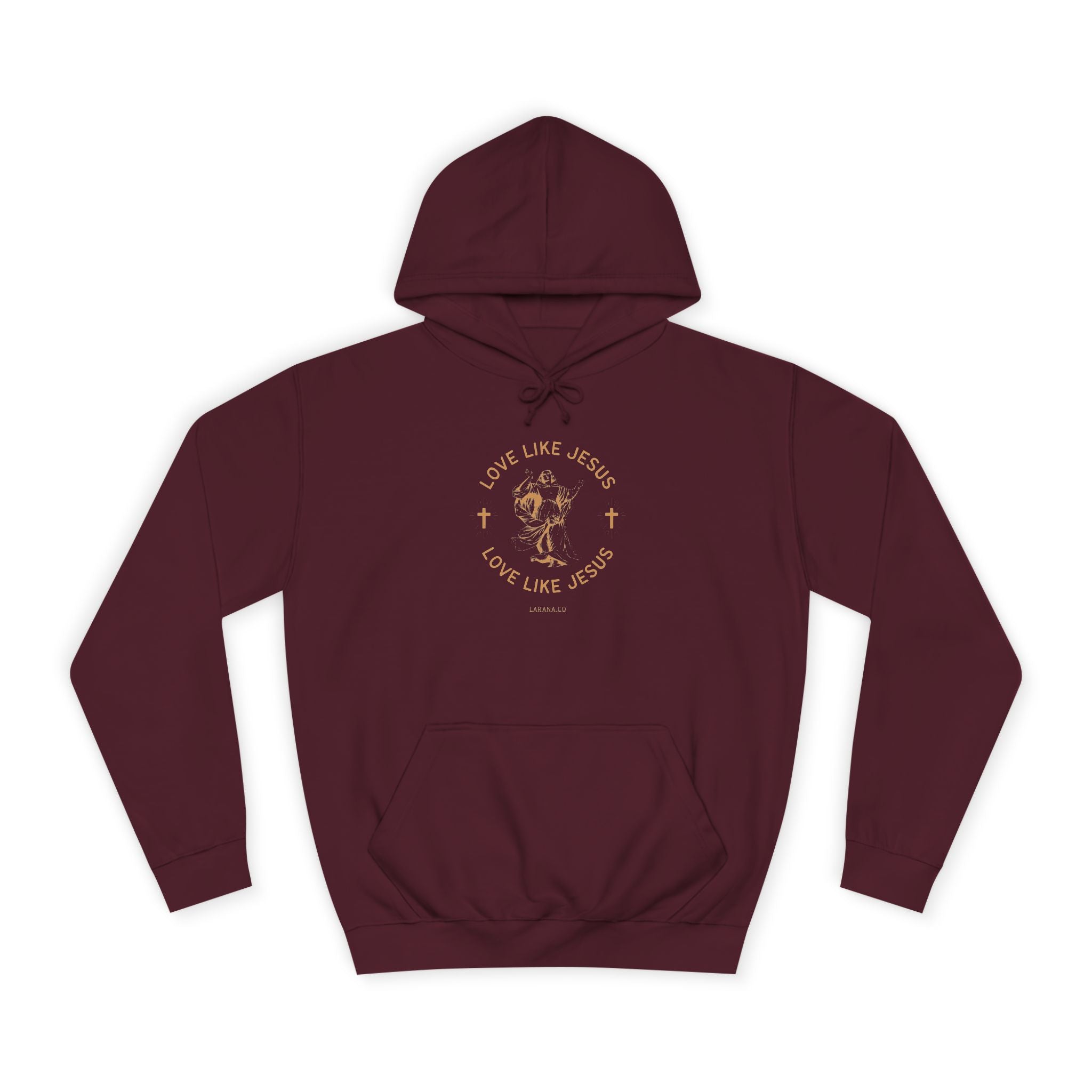 College Study Guide Hoodie — "Study Guide: Jesus" Inspirational Campus Pullover