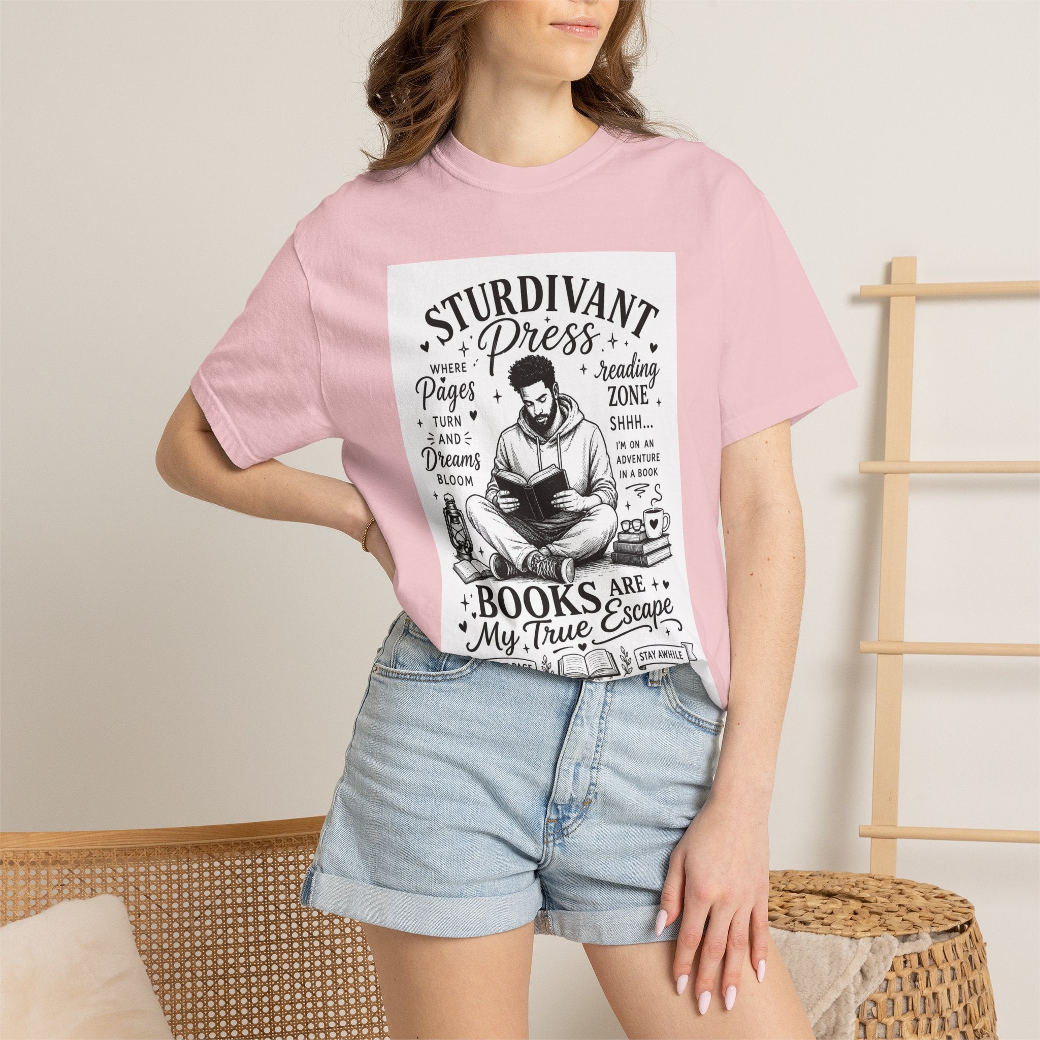 Reading Escape T-Shirt — “Books Are My True Escape” Literary Tee