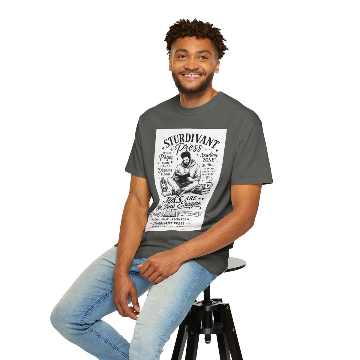 Reading Escape T-Shirt — “Books Are My True Escape” Literary Tee