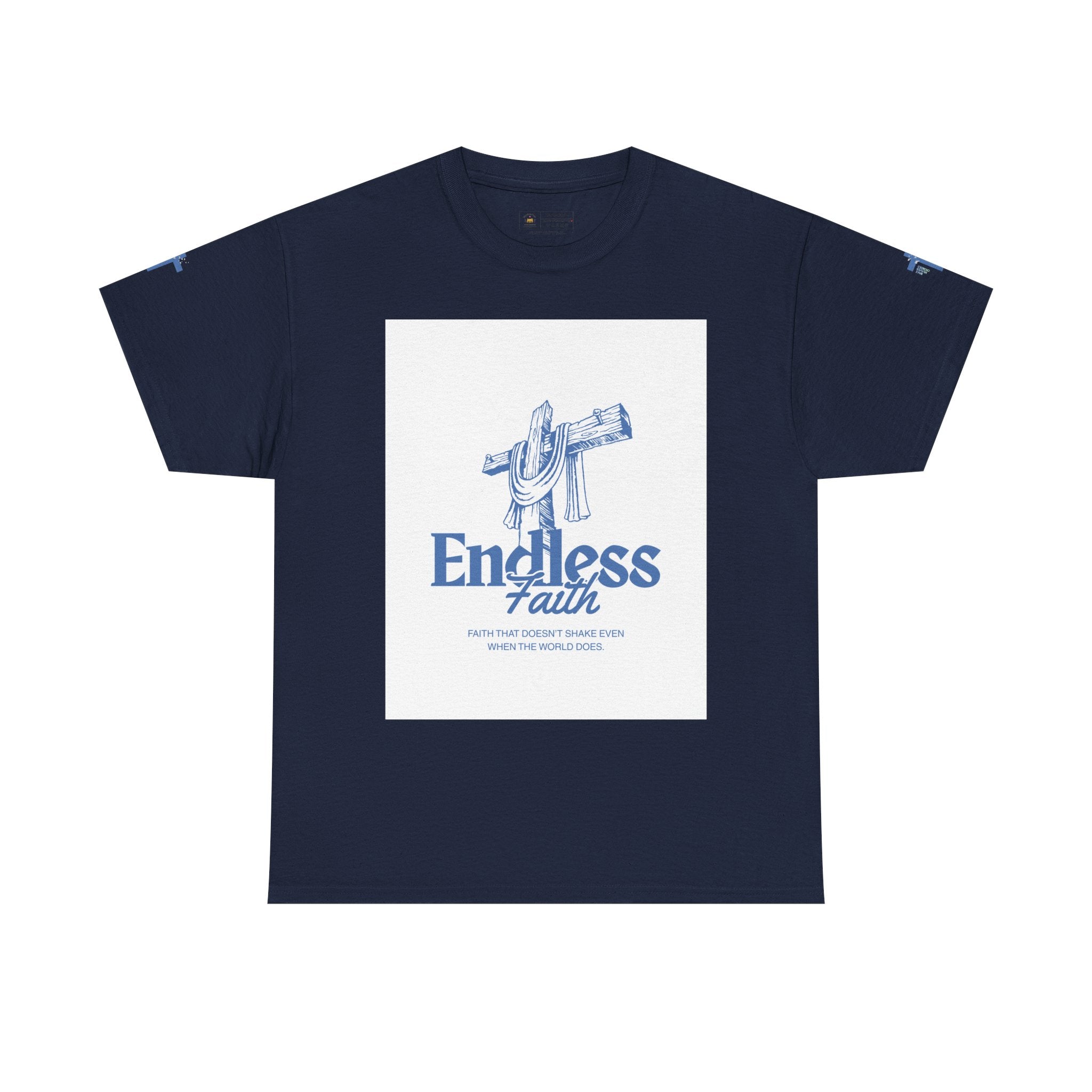 Faith Cross T‑Shirt — "Endless Faith" Christian Graphic Tee