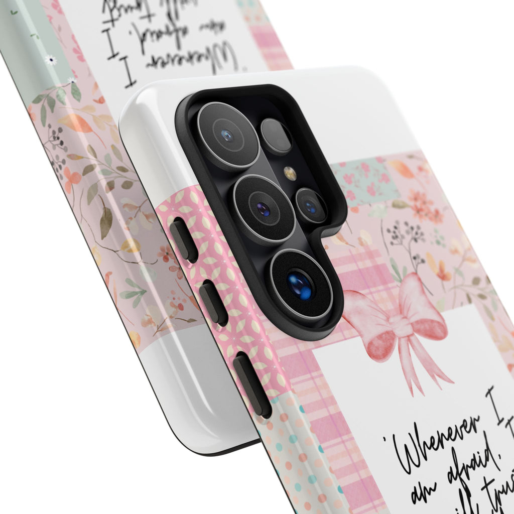 Inspirational Psalms Phone Case — "Whenever I am afraid, I will trust in You." (Psalms 56:3)