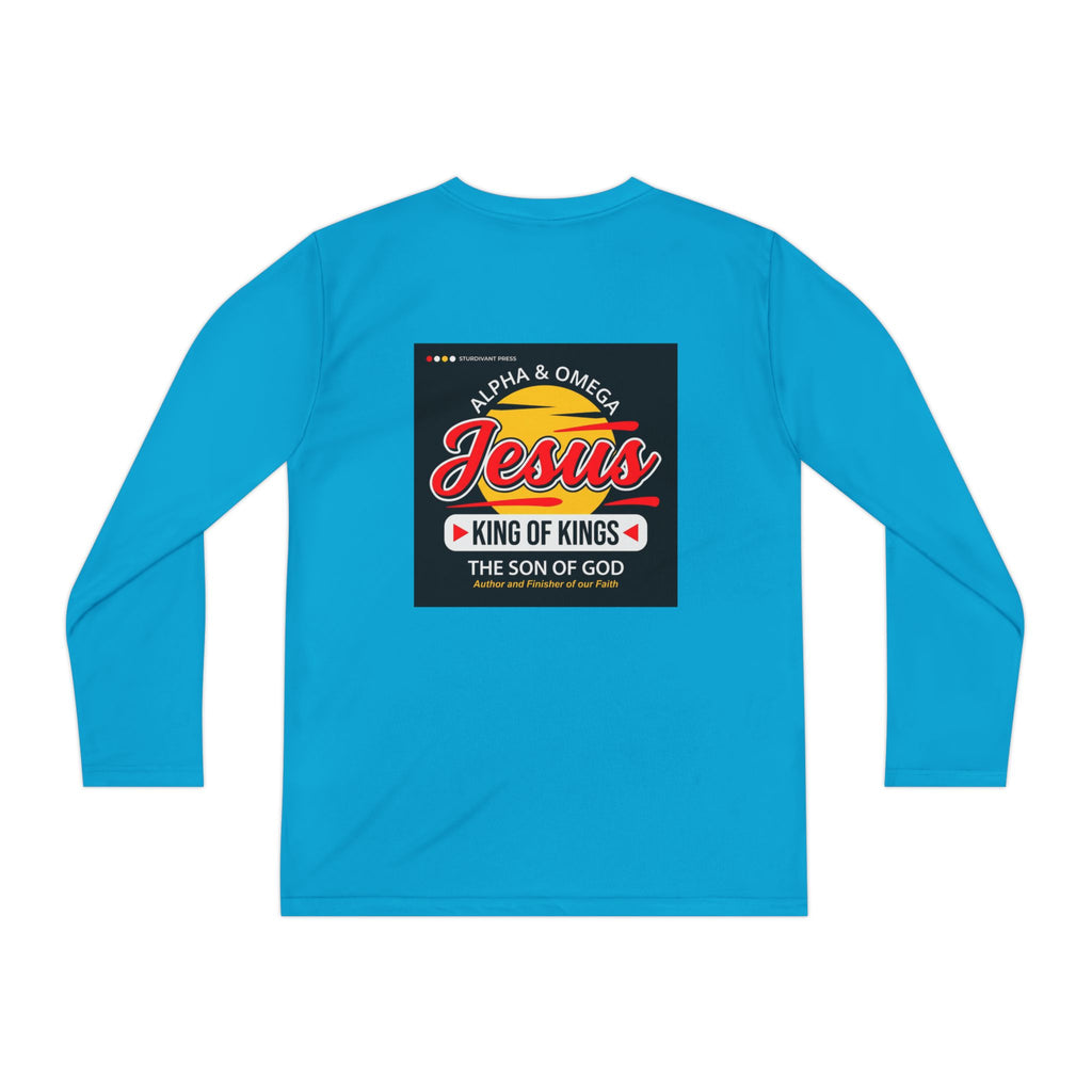 Youth Jesus Long Sleeve Tee — "King of Kings" Christian Shirt