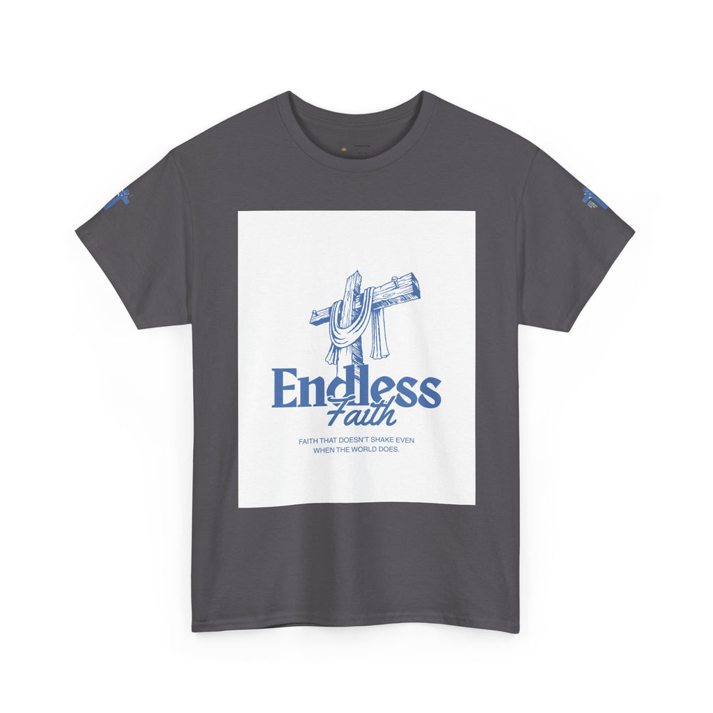 Faith Cross T‑Shirt — "Endless Faith" Christian Graphic Tee