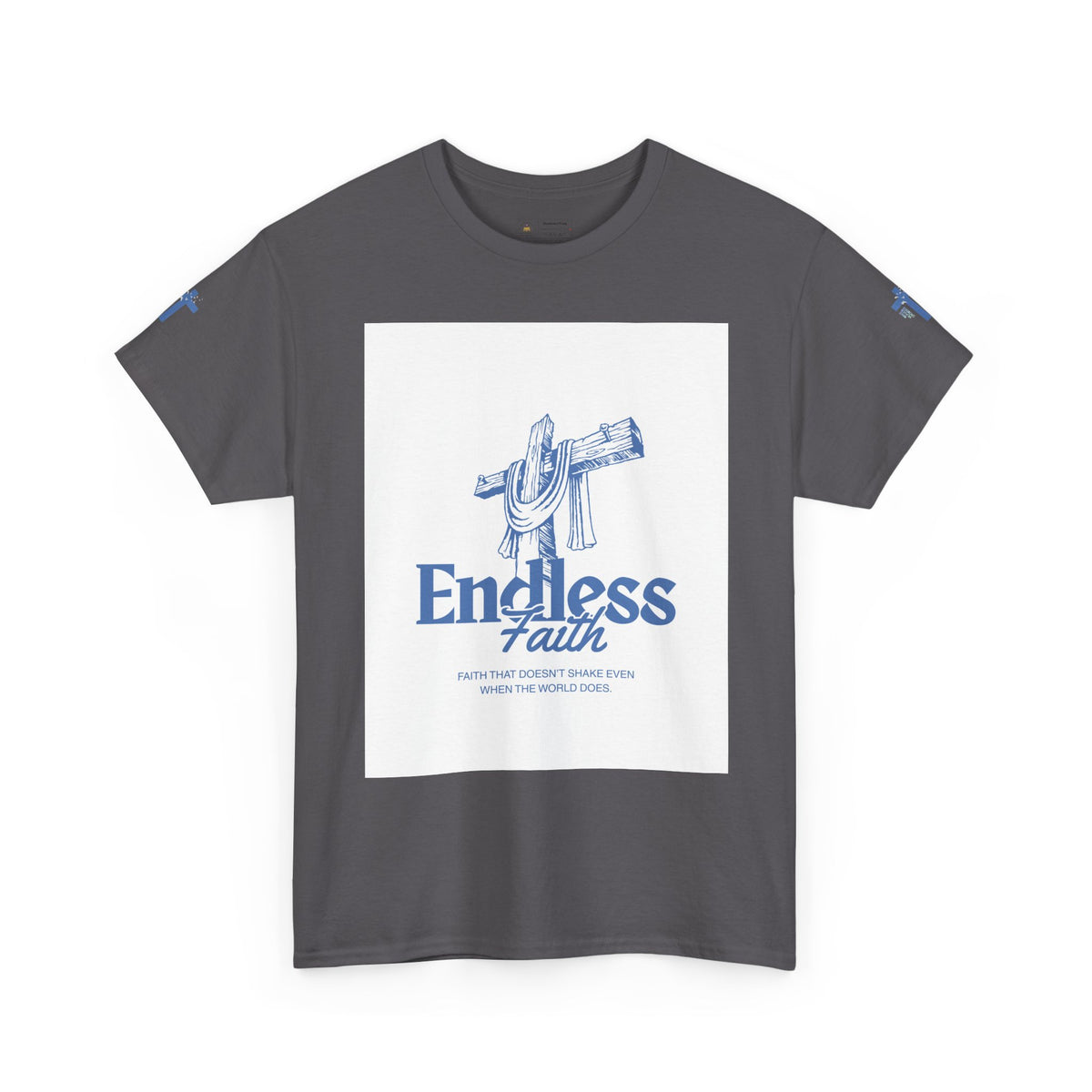Faith Cross T‑Shirt — "Endless Faith" Christian Graphic Tee