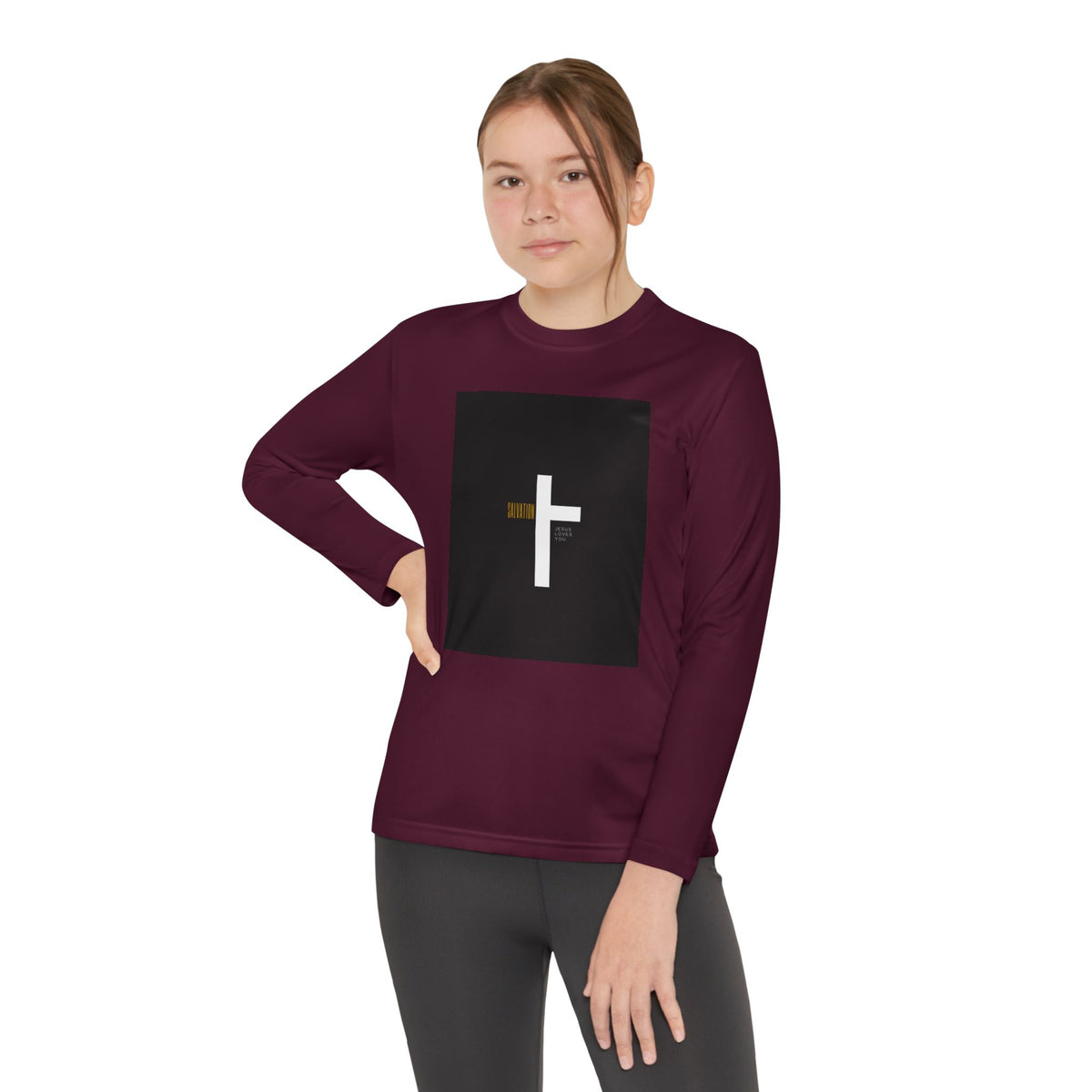 Youth Jesus Long Sleeve Tee — "King of Kings" Christian Shirt