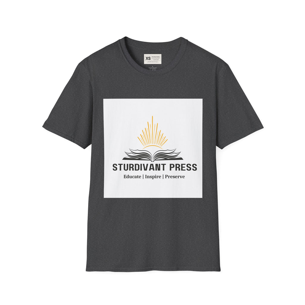 Minimal Lighthouse Logo T-Shirt — Coastal Nautical Graphic Tee
