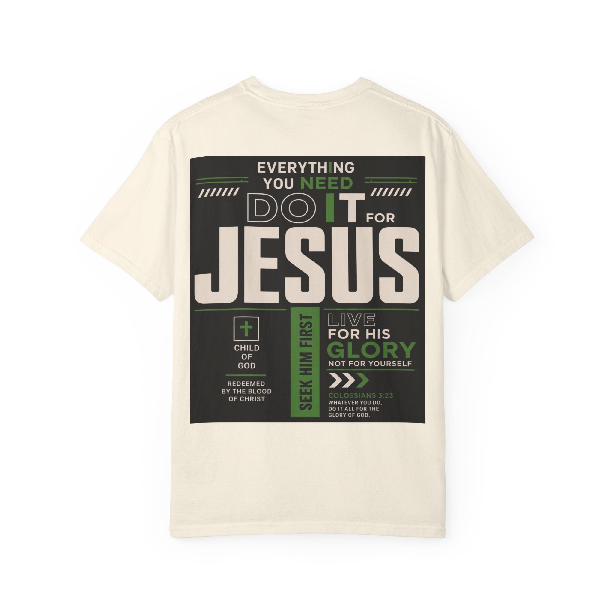 Christian Cross T-Shirt — "Do It For Jesus" Faith Graphic Tee