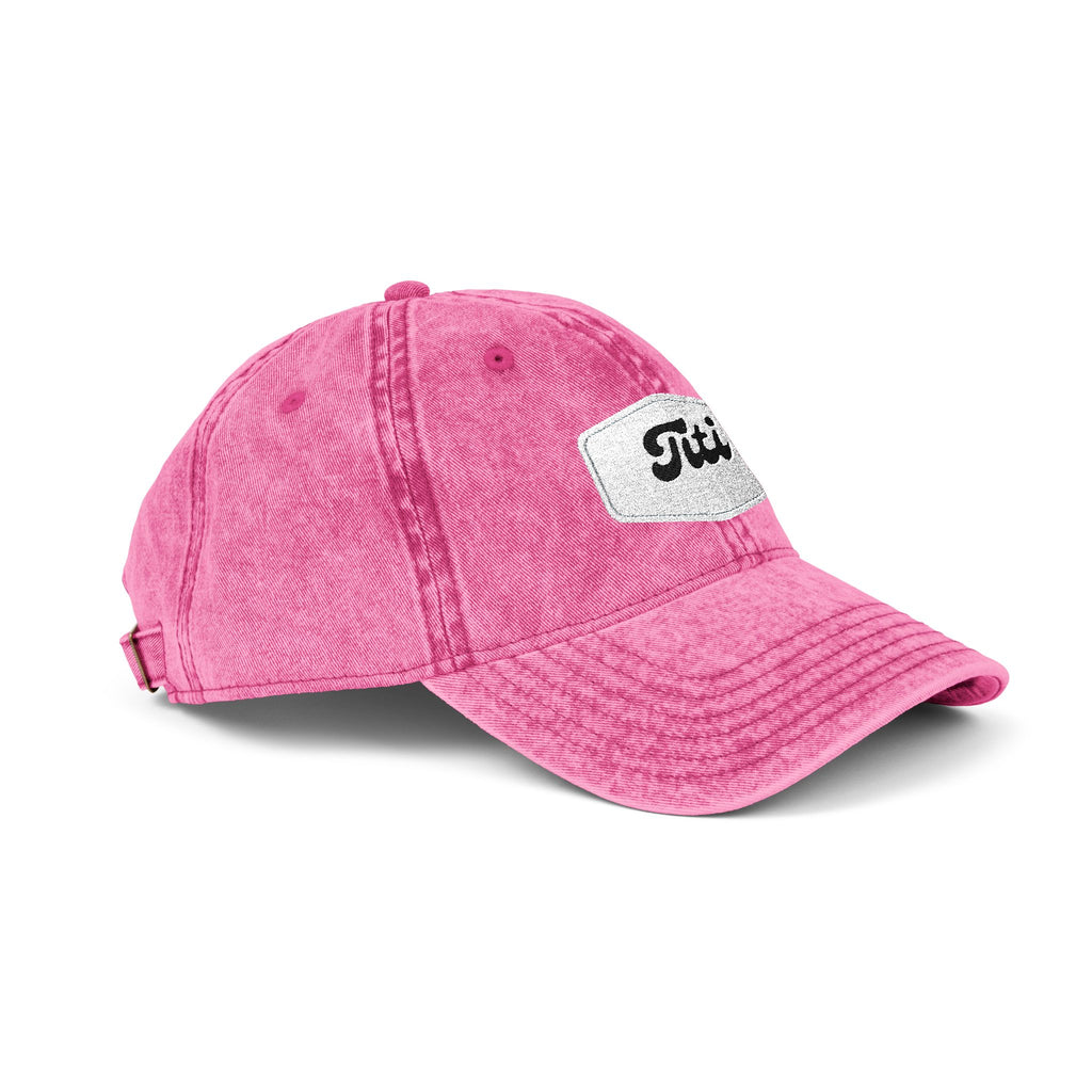 Vintage Embroidered Cap - Retro 'Titi' Patch Dad Hat