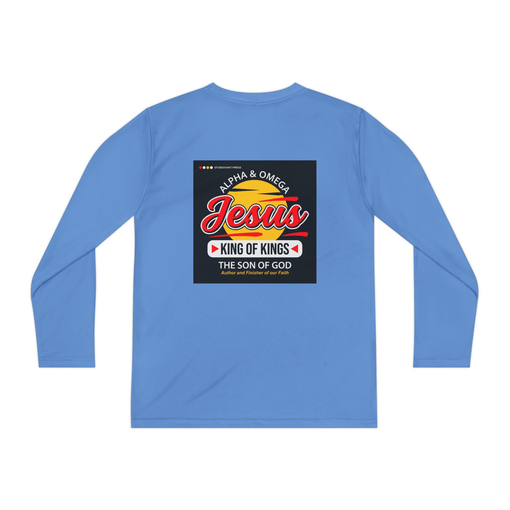 Youth Jesus Long Sleeve Tee — "King of Kings" Christian Shirt