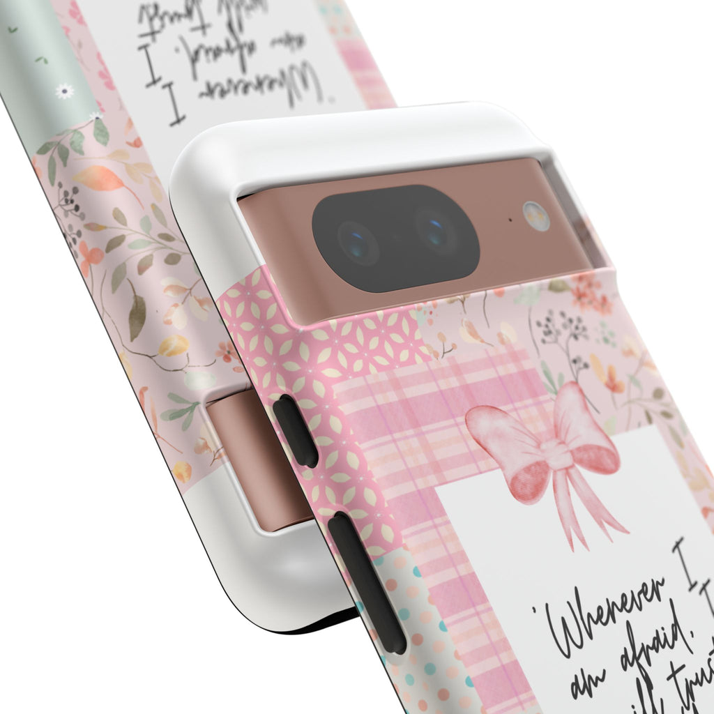 Inspirational Psalms Phone Case — "Whenever I am afraid, I will trust in You." (Psalms 56:3)