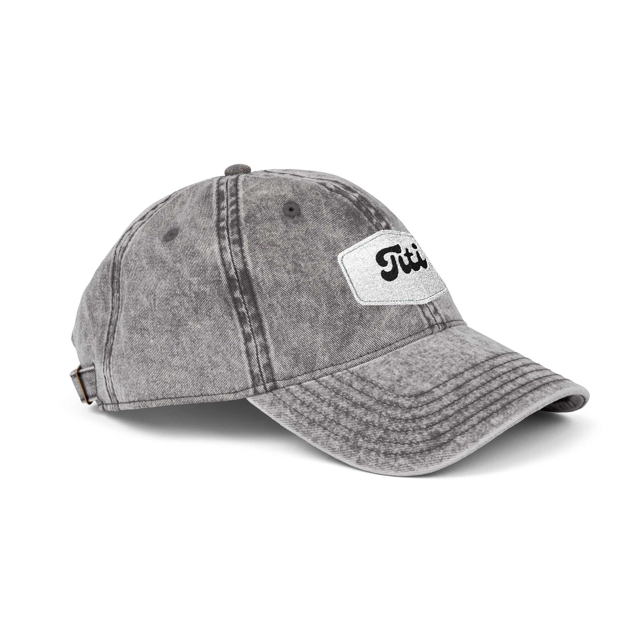 Vintage Embroidered Cap - Retro 'Titi' Patch Dad Hat