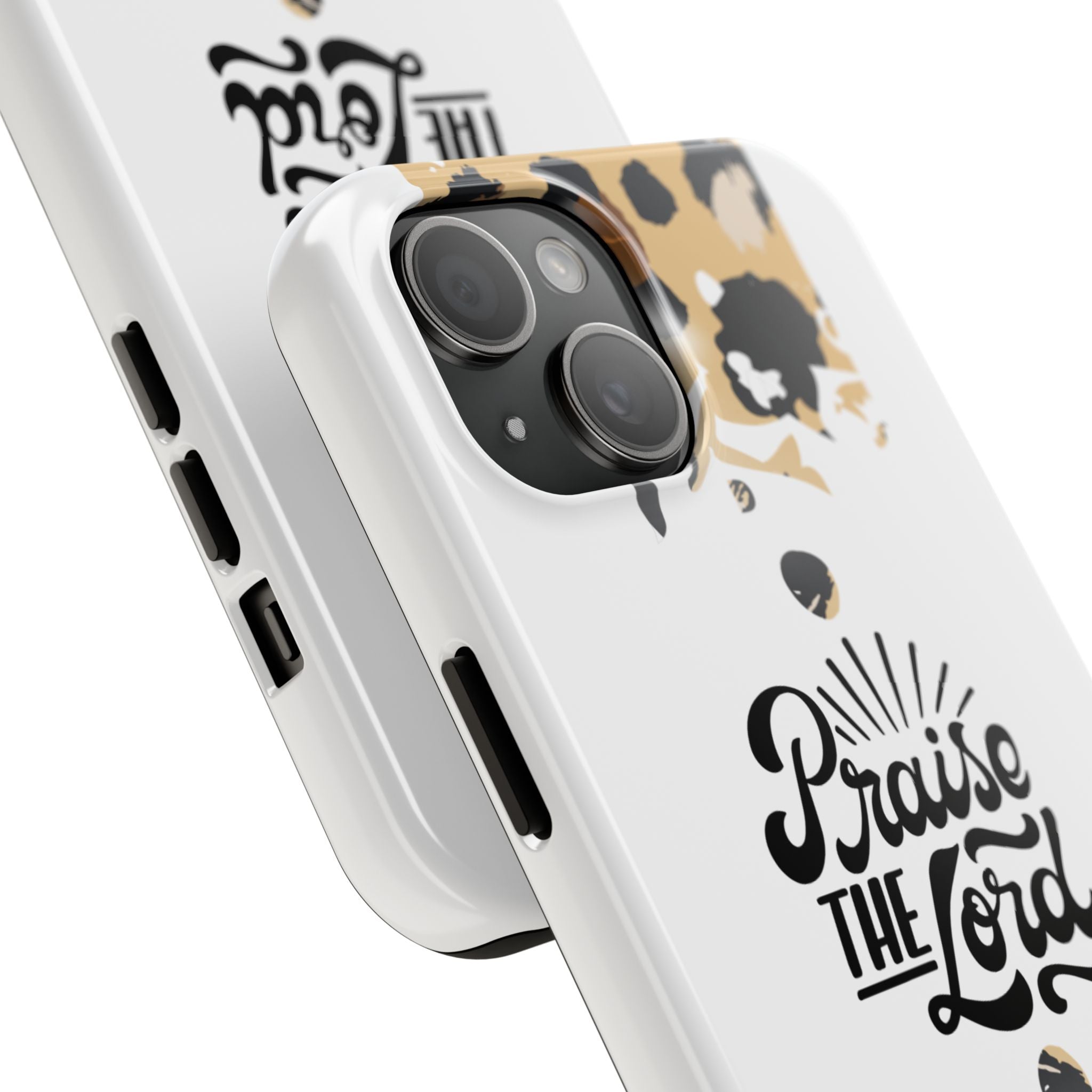 Praise the Lord Leopard Tough Phone Case — Christian iPhone Protection
