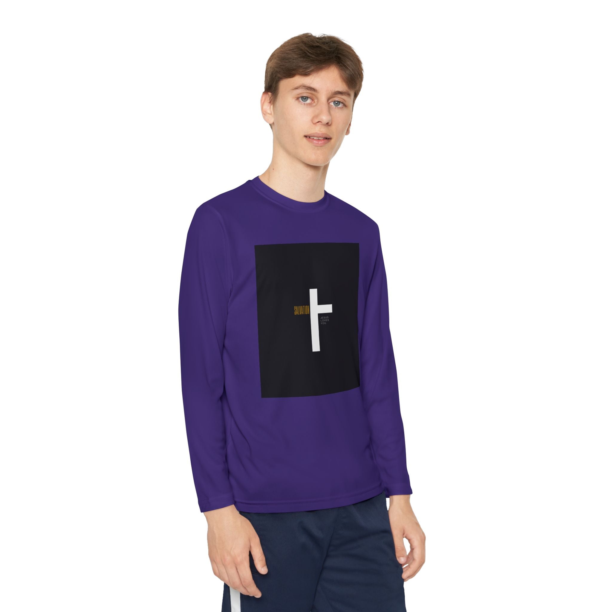 Youth Jesus Long Sleeve Tee — "King of Kings" Christian Shirt