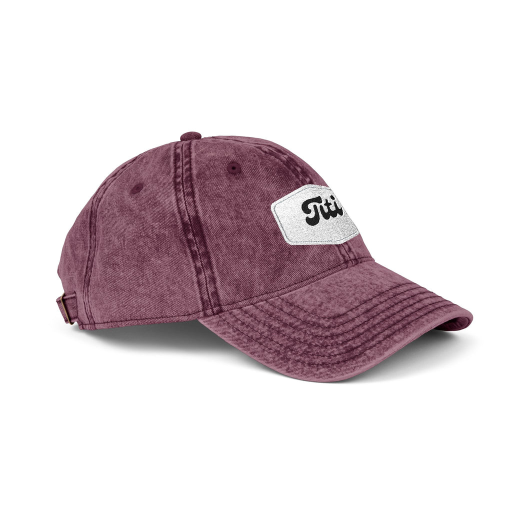 Vintage Embroidered Cap - Retro 'Titi' Patch Dad Hat