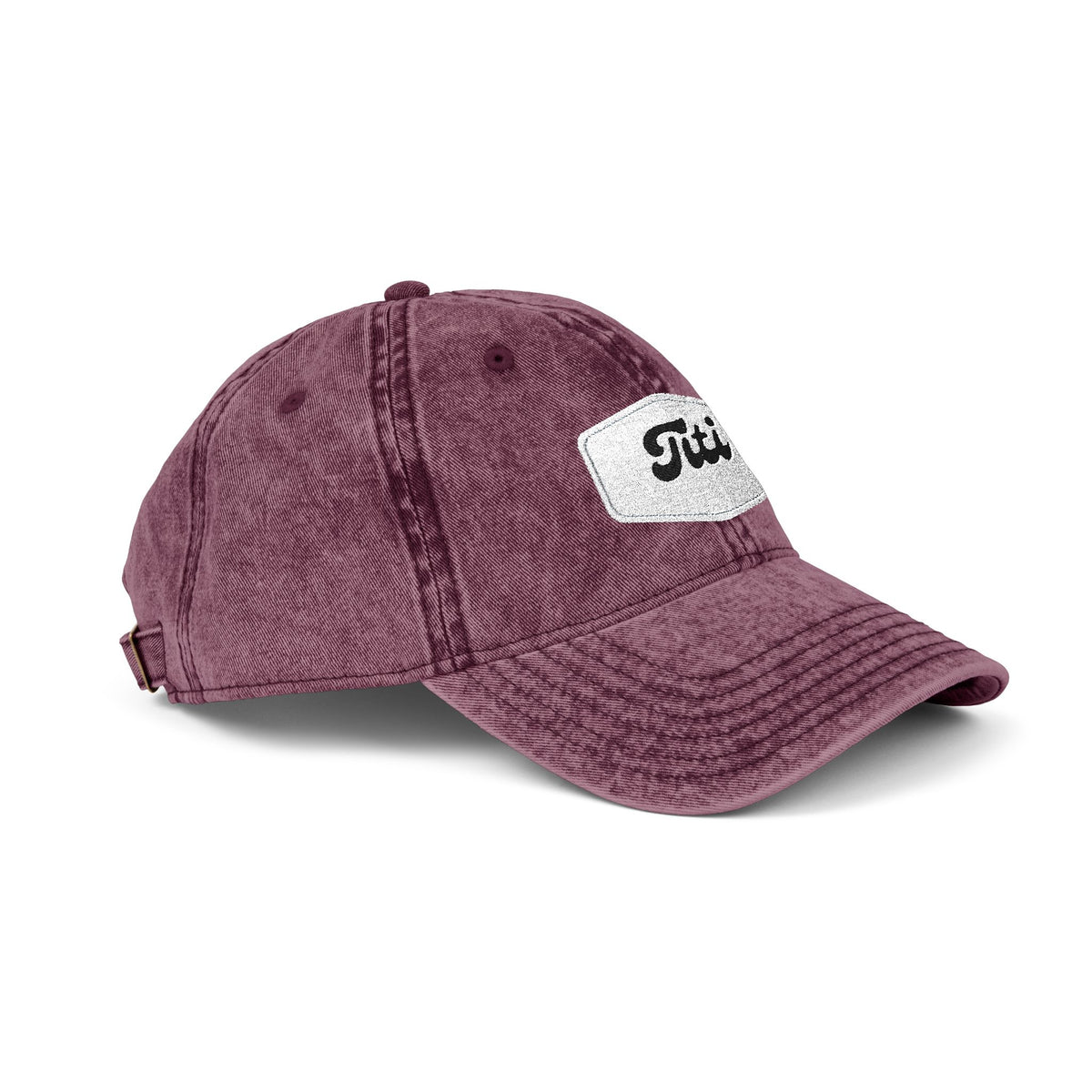 Vintage Embroidered Cap - Retro 'Titi' Patch Dad Hat