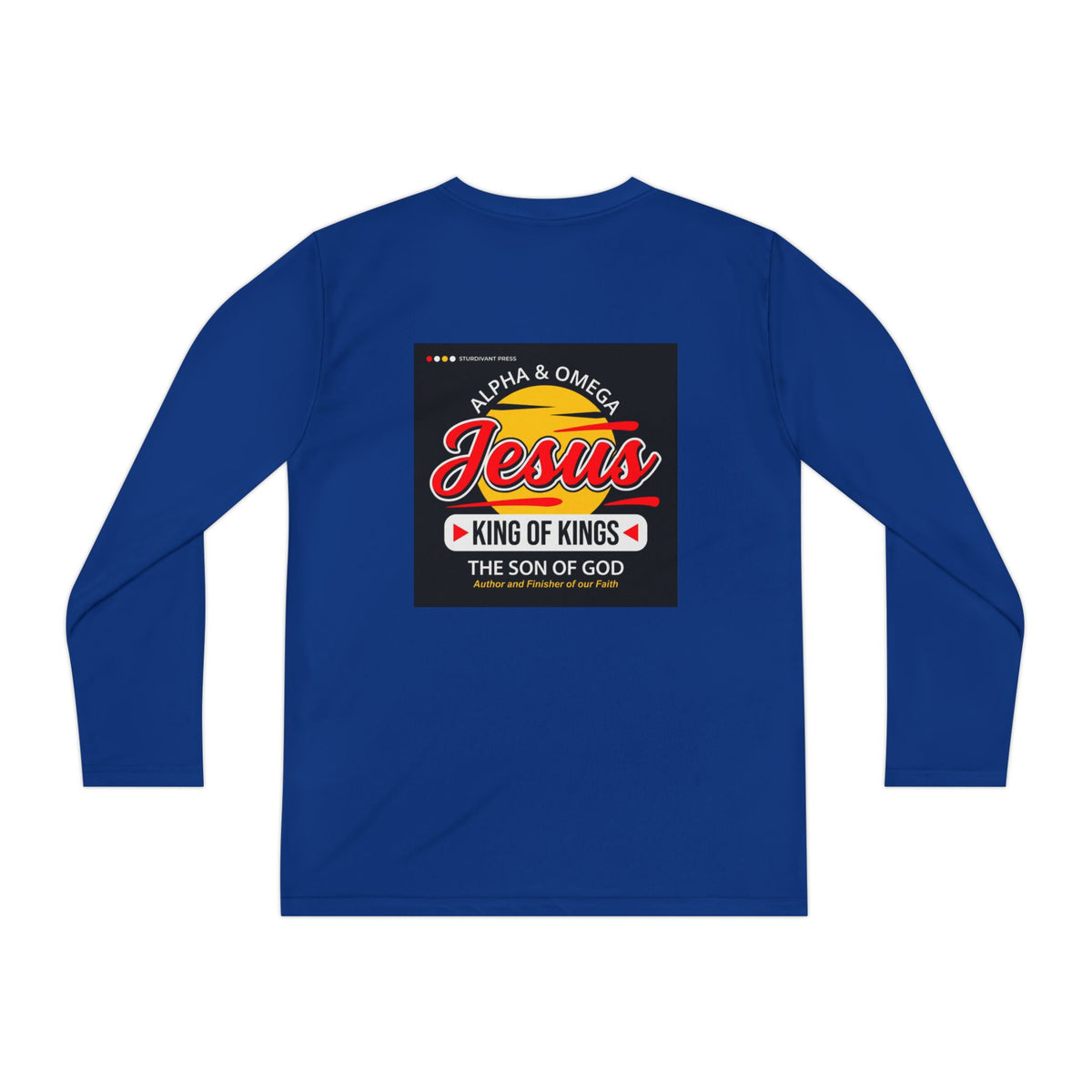 Youth Jesus Long Sleeve Tee — "King of Kings" Christian Shirt