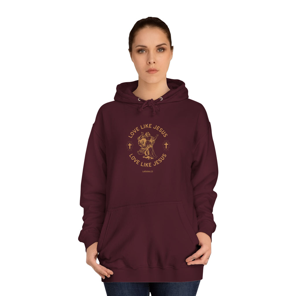 College Study Guide Hoodie — "Study Guide: Jesus" Inspirational Campus Pullover