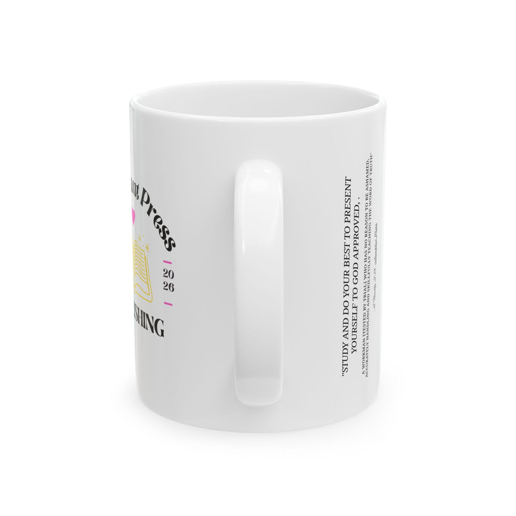 Leopard Accent Ceramic Mug – Saturday Plans: Brunch & Purse Checklist (11oz/15oz)