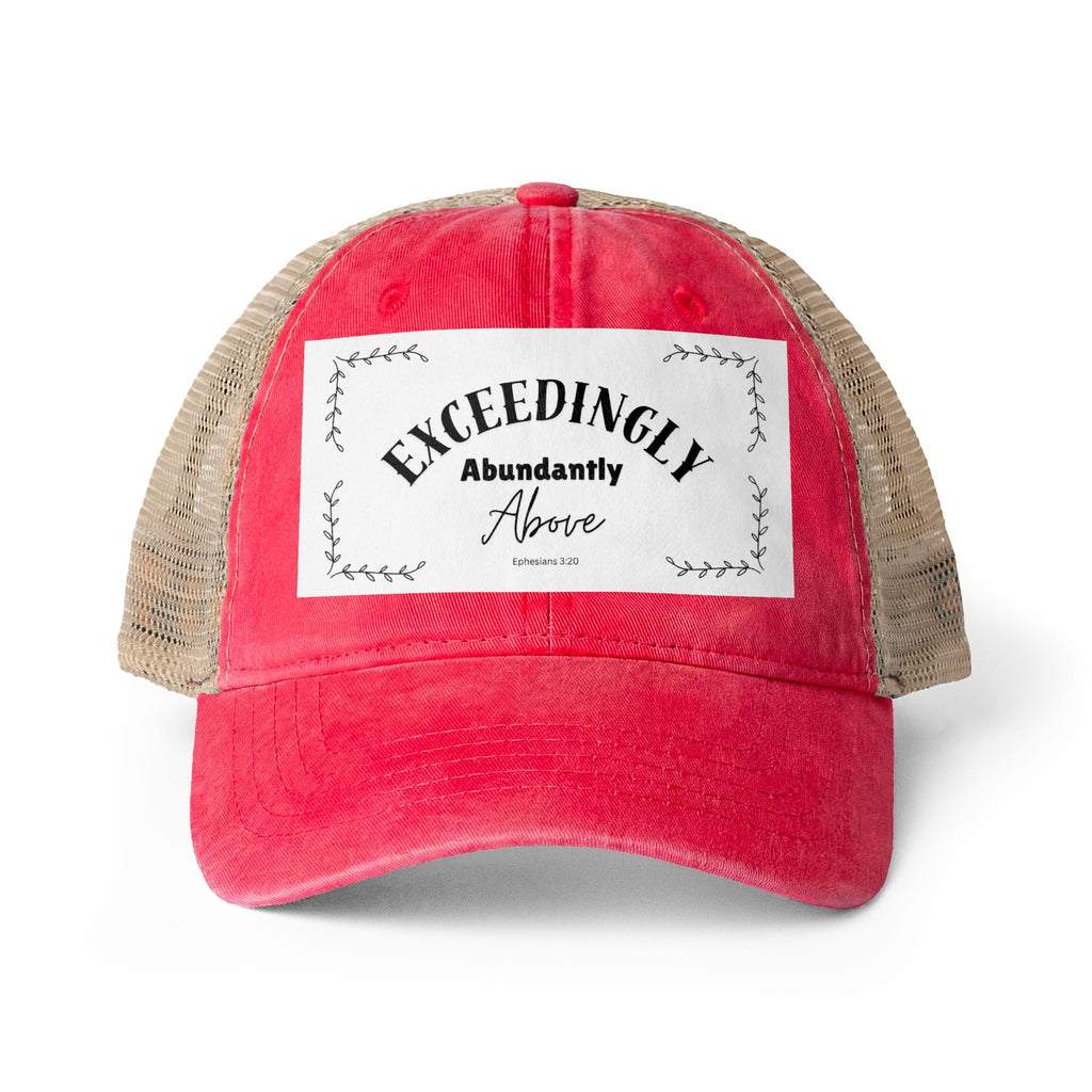 Women's Washed Mesh-Back Cap