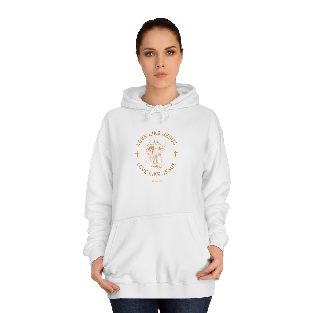 College Study Guide Hoodie — "Study Guide: Jesus" Inspirational Campus Pullover